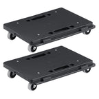Furniture Dolly, 500 Lbs Capacity Each Count, Furniture Mover With Wheels, Portable Moving Rollers 4 Wheels Heavy Duty, Small Flat Dolly Cart With Interlocking For Heavy Furniture, 2 Pack, Black — product image 3