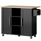 Kitchen Cart With Storage And Drop Leaf Tabletop, Rolling Island On Wheels For Extra Workspace — product image 3