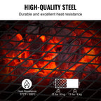 VEVOR Folding Campfire Grill, Heavy Duty Steel Mesh Grate, 22.4 Portable Camping Grates Over Fire Pit, Camp Fire Cooking Equipment With Legs Carrying Bag, Grilling Rack For Outdoor Open Flame Cooking — product image 2