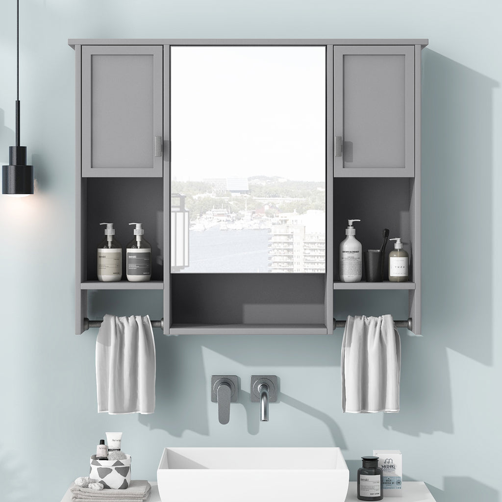 35'' X 28'' Modern Wall Mounted Bathroom Storage Cabinet — product image 2