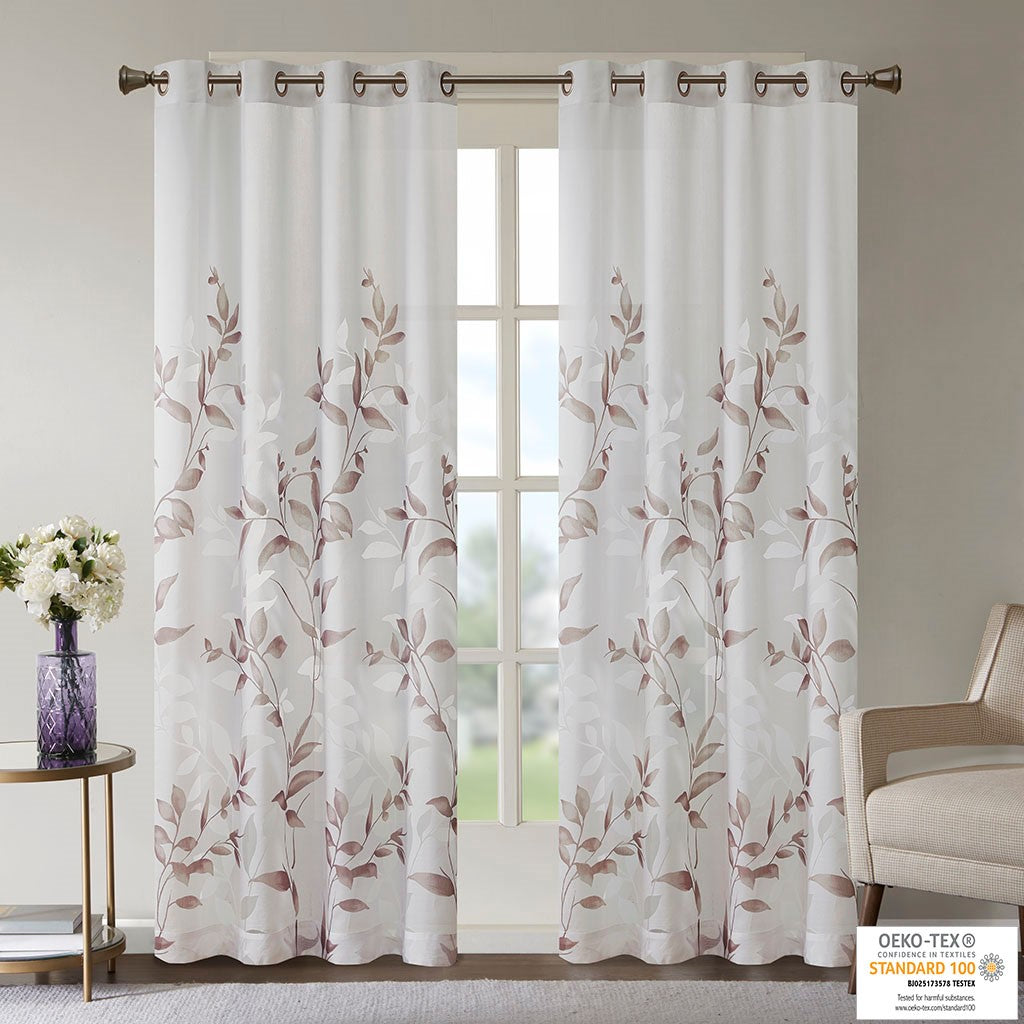 Burnout Printed Curtain Panel Only 1 Pc Panel — product image 3