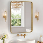 Wall Mirror with Rectangular Metal Frame — product image 2