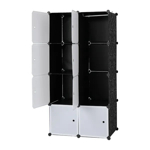 8 Cube Organizer Stackable Plastic Cube Storage Shelves Design Multifunctional — product image 1