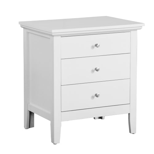 Elegant White Casual Nightstand — product image 1