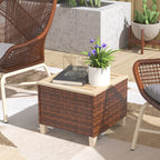 Outdoor Side Table with PE Rattan — product image 2