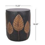 Outdoor Lightweight Concrete Side Table — Copper 73440.00 — product image 3