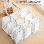 Portable Wardrobe Closet — Folding Clothes Storage Organizer with 8 Cube Compartments — product image 3