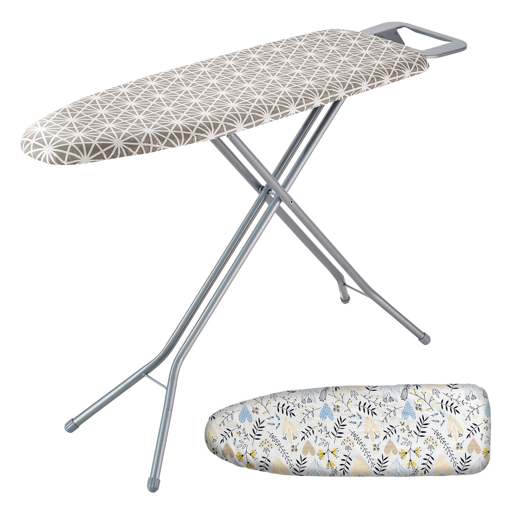 VEVOR Ironing Board With Large 51 X 13 Ironing Surface, Thickened 4 Layers Iron Board With Heat Resistant Cover And Cotton Cover, 7 Adjustable Heights Ironing Board For Home Laundry Room Use — product image 1