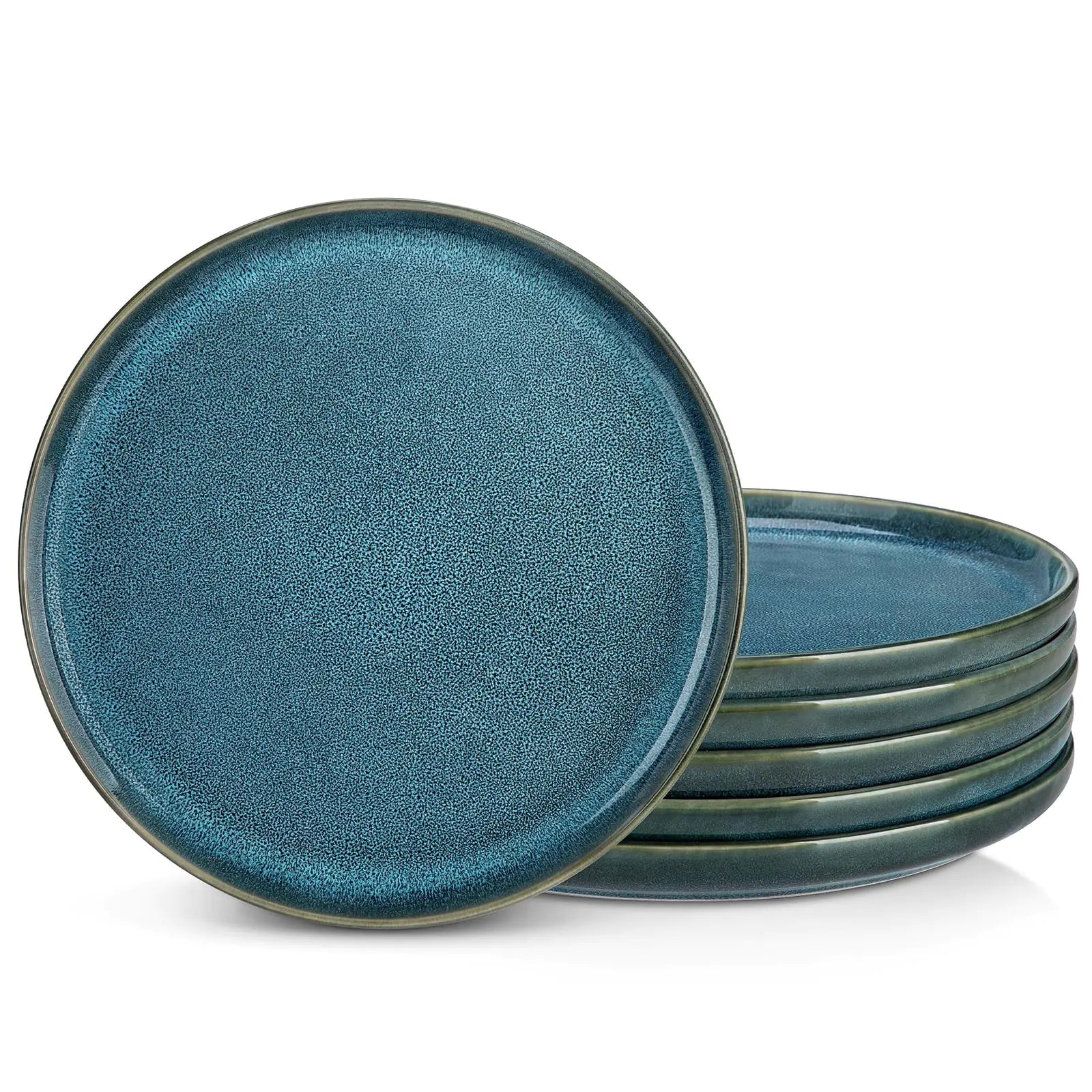 vancasso Blue Ceramic Dinner Set 6-Pack