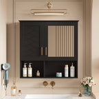 2-in-1 Bathroom Mirror Cabinet — High-Define Mirror with Storage for Bathroom Vanity — product image 3