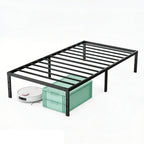 Sturdy And Durable Metal Base Frame, Noiseless Sturdy Steel Crossbars, Under-bed Storage Space, No Need For Box Springs — product image 3