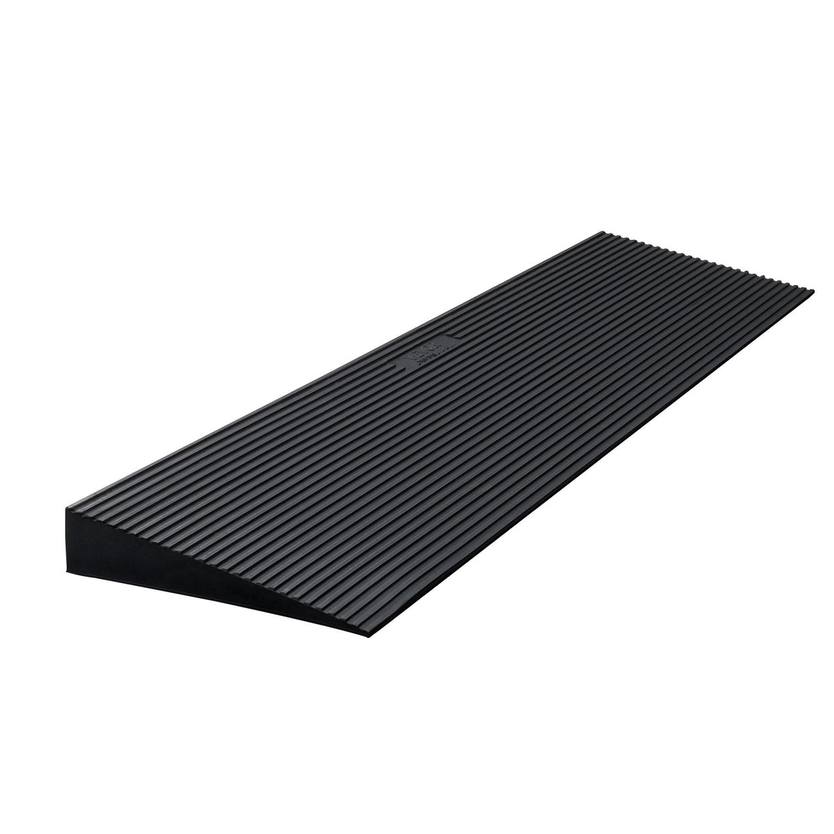 1.2 Rise Cuttable Threshold Ramp For Sweeping Robot, 35.4 Wide Natural Rubber Wheelchair Ramp, Non-Slip Solid Rubber Ramp With Double-Sided Tape For Doorways,Driveways,Bathroom,Smooth Tile — product image 1