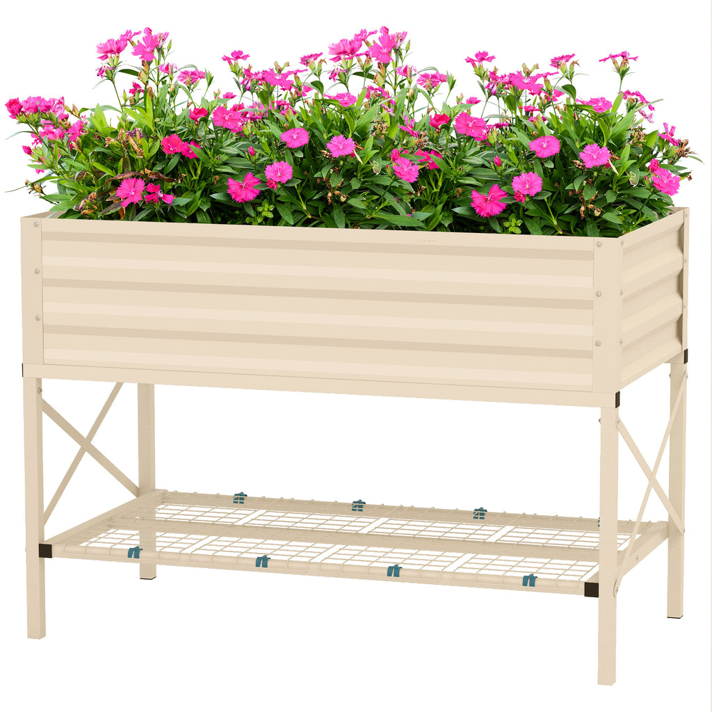Galvanized Raised Garden Bed — Metal Planter Box with Legs — product image 1