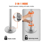 Professional Dancing Pole, Spinning Static Dancing Pole Kit, Portable Removable Pole, 45mm Heavy-Duty Stainless Steel Pole, Height Adjustable Fitness Pole, For Exercise Home Club Gym, Silver — product image 2