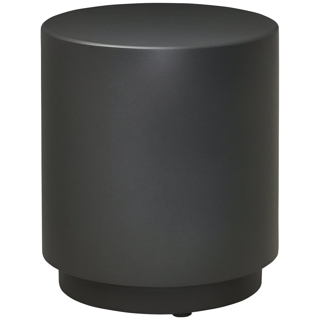 Lightweight Accent Table with Concrete Finish Round Side Table — product image 1