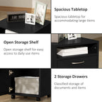 Mobile Storage Cabinet Organizer with Drawer and Cabinet — Printer Stand with Castors — product image 3