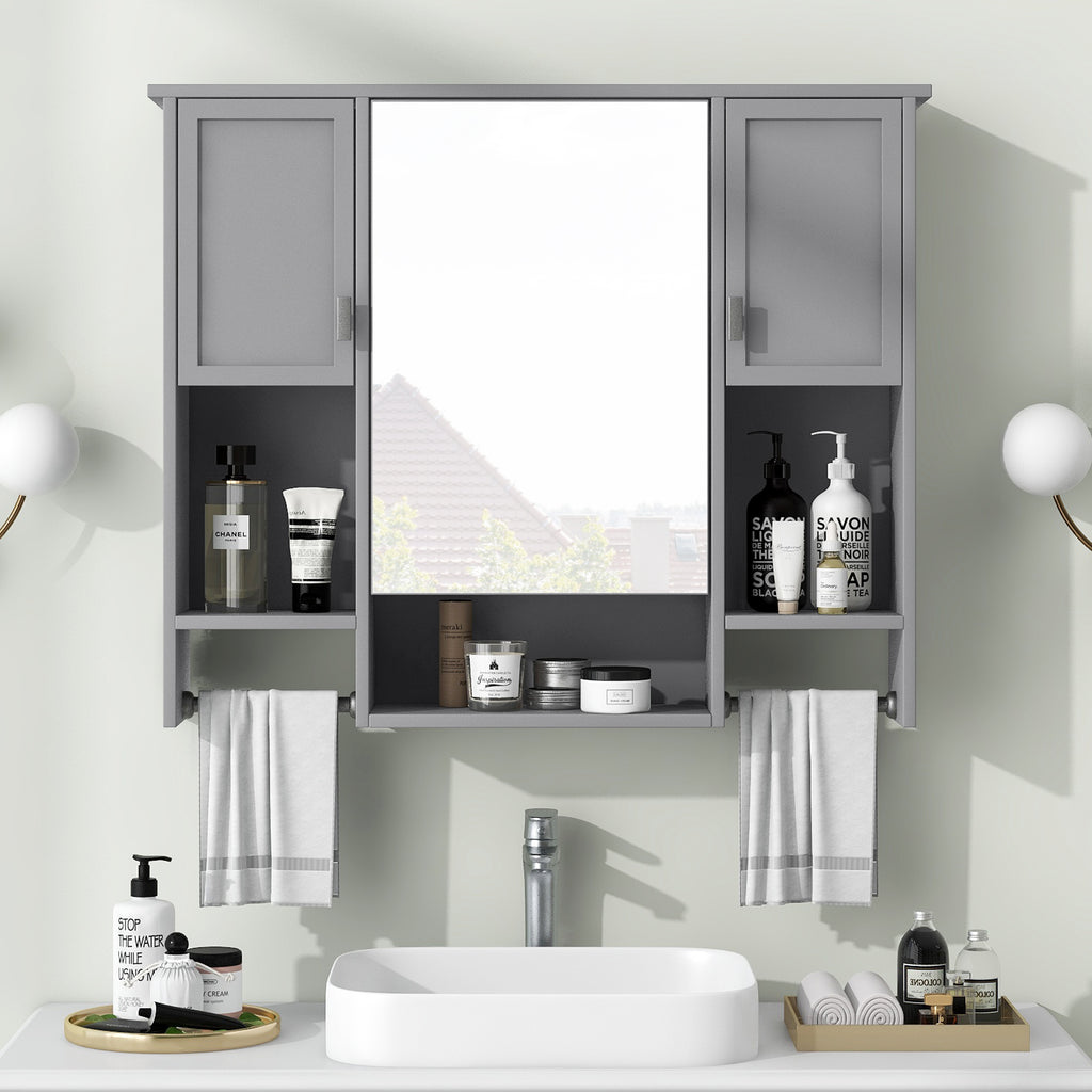 35'' X 28'' Modern Wall Mounted Bathroom Storage Cabinet — product image 1