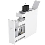 Bathroom Floor Organizer Free Standing Space Saving Narrow Storage Cabinet Bath — product image 1