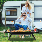 Portable and Easy to Install Stainless Steel Grill with Storage Net — product image 2
