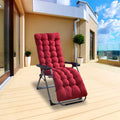 71x22in Plus Type Chaise Lounger Cushion Recliner Rocking Chair Sofa Mat Deck Chair Cushion — product image 1