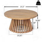 Acacia Wood Patio Coffee Table — product image 2