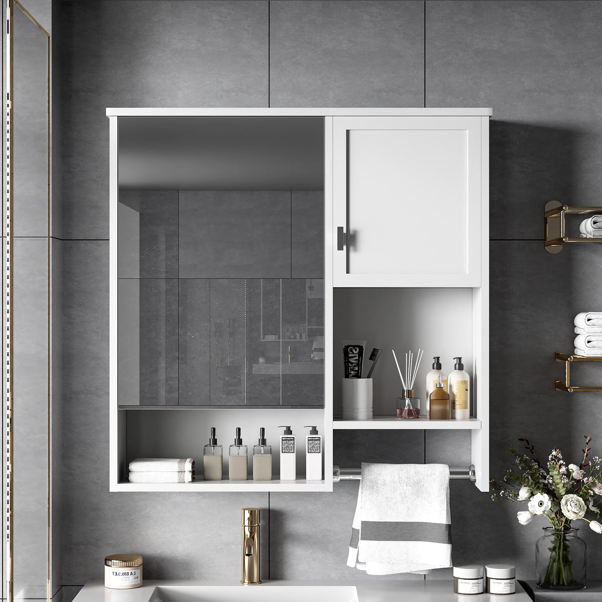 29'' X 28'' Modern Wall Mounted Bathroom Medicine Cabinet — product image 2