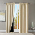 Grommets Thermal Insulated With Coated Lining 52 In. W X 63 In. L Indoor Blackout Curtains Set Of 2 — product image 2