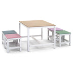 5-Piece Children's's Patio Table and Chair Set - 1 Table & 4 Stools — product image 1