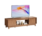 58  Mid-Century Modern TV Stand With Storage Cabinets & Cable Management - Wood Media Console For Living Room, Office, Bedroom — product image 3