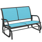 2-Person Outdoor Glider Bench — Blue — product image 1