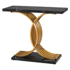 39 in Gold Console Table — Modern Desk Behind the Couch — product image 1