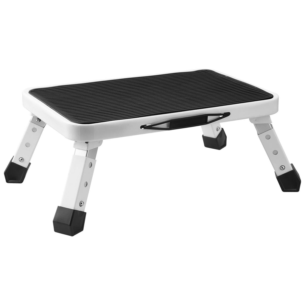 Step Stool 1-Step 330lbs Capacity, Folding Steel Step Ladder 3 Adjustable Height, Portable Toddler Step Stools For Adults, Non-Slip Sturdy Step Ladders For Office, RVs, Pets, Bathrooms,Bedrooms — product image 1