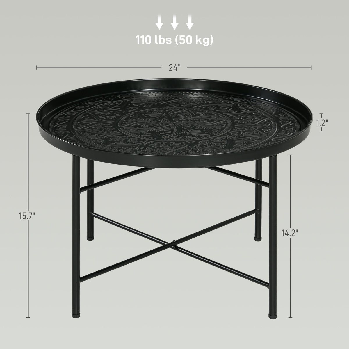 Coffee Table for Living Room — Black — product image 2