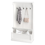 3-in-1 Entryway Bench with Coat Rack — Hall Tree with Bench and Shoe Storage — product image 1