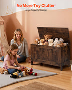 Kids Storage Bench — Wooden Toy Box Chest — product image 2