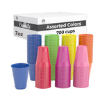Exquisite 700 Multi-Color 7oz Party Cups
