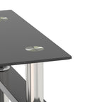 Set of 2 — Modern Tempered Glass Tea Table Coffee Table End Table — product image 3
