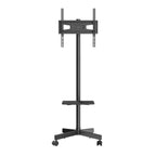 VEVOR Mobile TV Stand, Mobile TV Cart For 23 To 60 Inch TVs, Height Adjustable Portable TV Stand With Wheels, With A Tray For Audio-Visual Devices, Rolling TV Stand With Mount For Bedroom, Living Room — product image 1