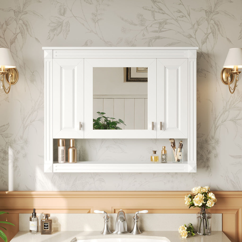 35inch Bathroom Wall Cabinet with Mirror — product image 1