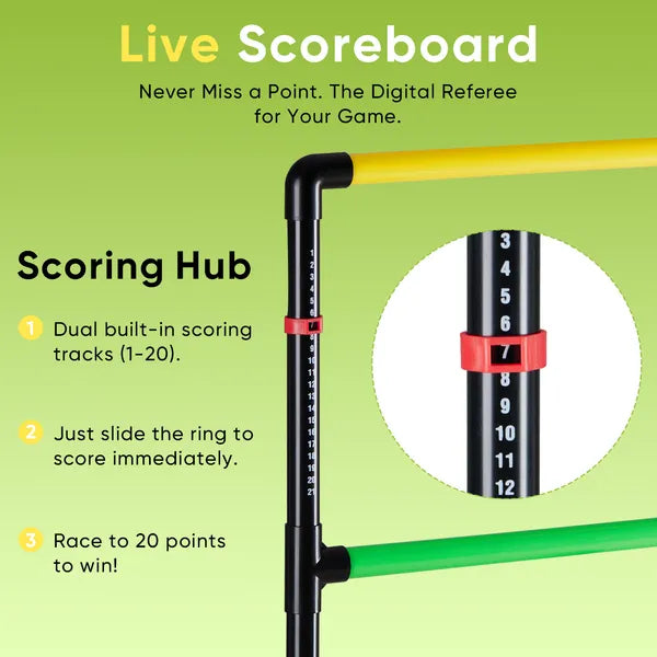 The Ladder Ball And Golf Throwing Ball Set Is Used For The Ladder Throwing Game And Includes 6 Balls, A Scoring Board And A Portable Bag. — product image 2