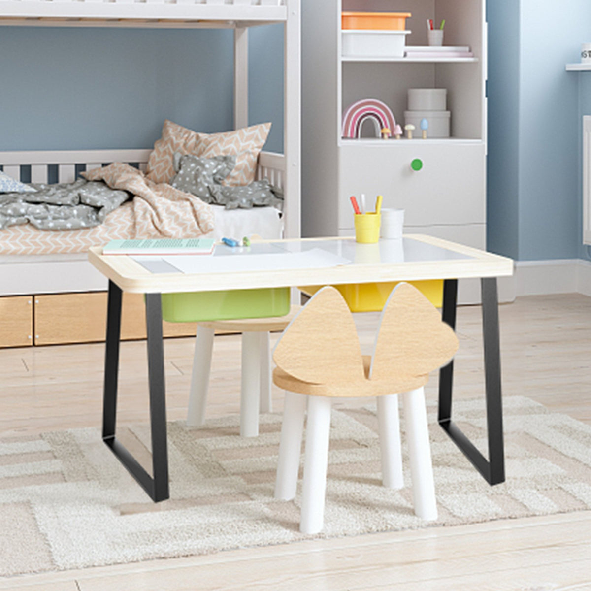 16 Inch Trapezoid Steel Table Legs — product image 2