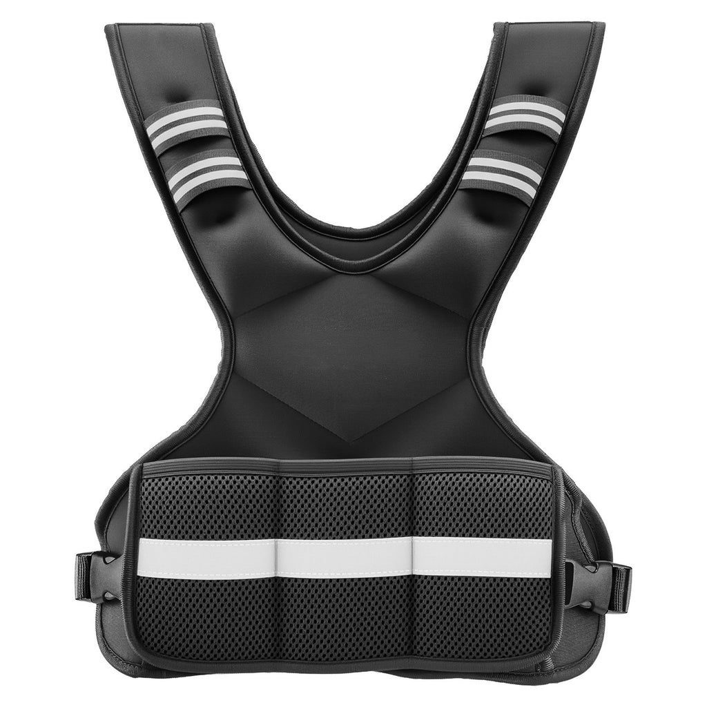 Adjustable Weighted Vest, 4-10 Lbs Comfortable X-Shape Body Weight Vest Set With 6 Weight Packs And Reflective Stripe, For Men Women, Workout Equipment For Strength Training Running Jogging — product image 1