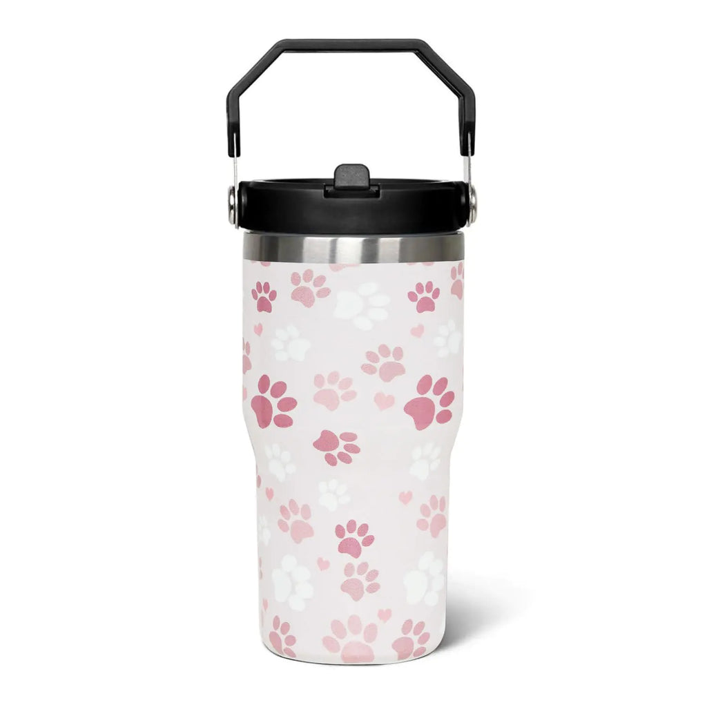 Paw Print Insulated Dog Lover Tumbler 20oz