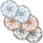 HomeElves 8.5" Ceramic Salad Plate Set of 6