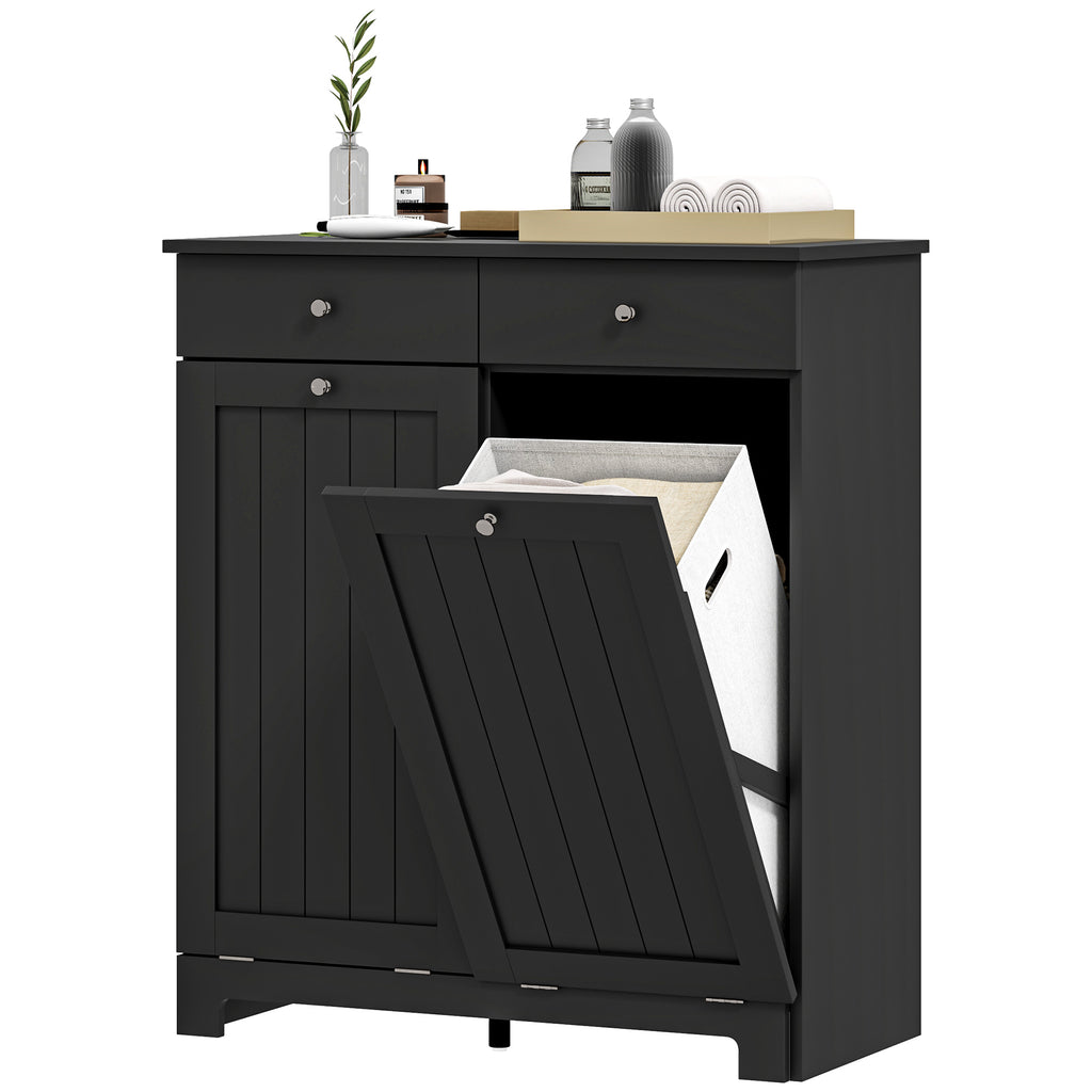 Laundry Hamper Cabinet — Laundry Cabinet with 2 Tilt Out Laundry Baskets and 2 Drawers — product image 1