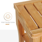 Long Bamboo Shower Bench Seat — product image 3