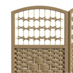 3 Panel Folding Room Divider Portable Privacy Screen Wave Fiber Room Partition — product image 3