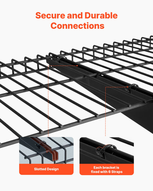 3-Tier Heavy Duty Wall Garage Shelving — 0.9 X 3 Ft Steel Wall Mounted Shelving Unit — product image 2