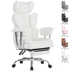 Large-sized High-back Office Chair - 350 Pounds, Anti-scratch PU Leather Executive Office Desk Chair, With Footrest, Reclining Computer Chair — product image 2