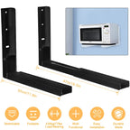 L-Shaped Microwave Wall Mount Shelf — product image 2
